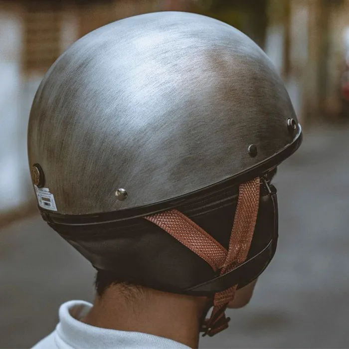 Nón nửa đầu Bulldog PUG Xước Bạc