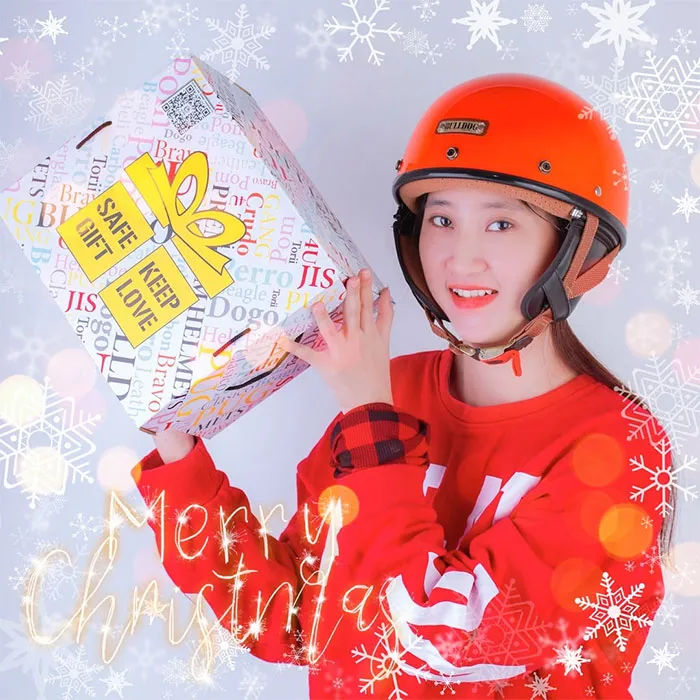 Nón nửa đầu Bulldog PUG Cam