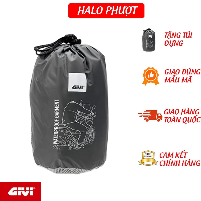 Áo mưa bộ GIVI RRS06 Cao Cấp