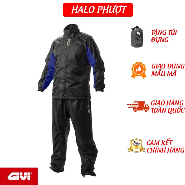 Áo mưa bộ GIVI RRS06 Cao Cấp