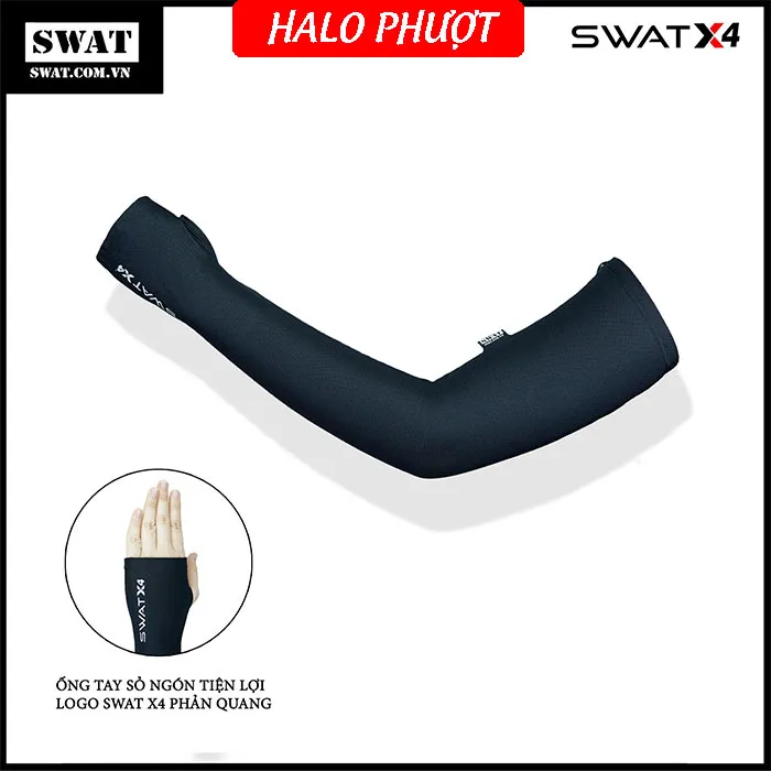 Ống tay Swat chống nắng X4 (có dây rút)