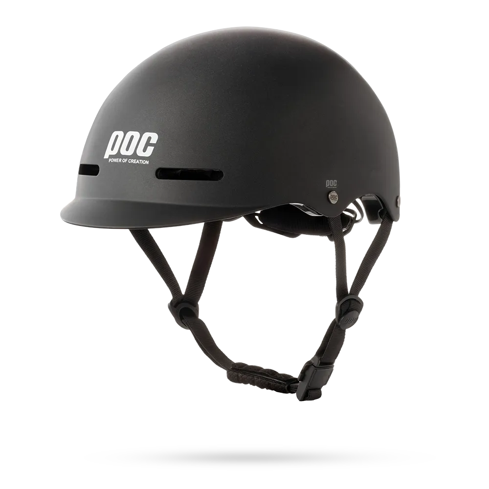 Nón POC P20 Đen Nhám Chữ Trắng