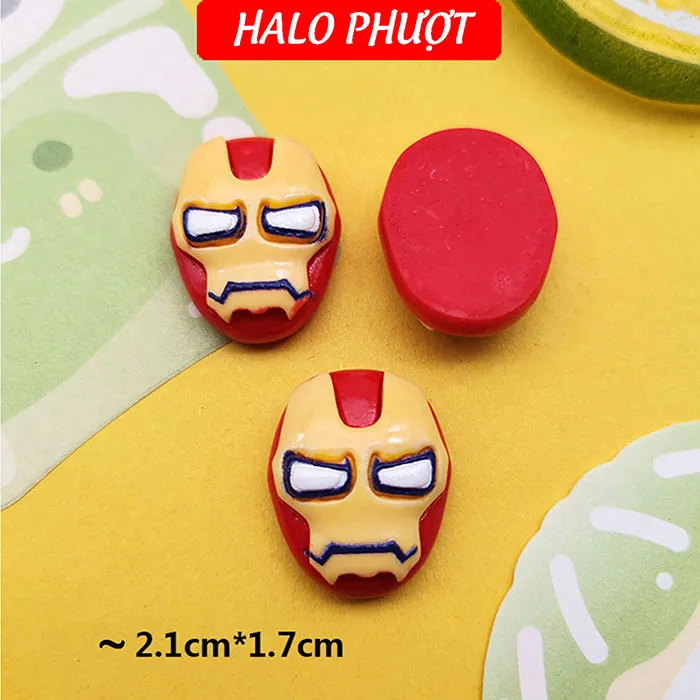 Set 8 CHARM Siêu Nhân 3D kèm keo