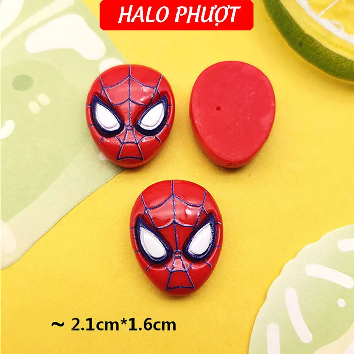 Set 8 CHARM Siêu Nhân 3D kèm keo