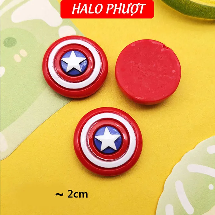 Set 8 CHARM Siêu Nhân 3D kèm keo