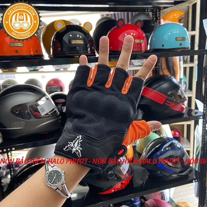 Găng tay EGO hở ngón - Cam