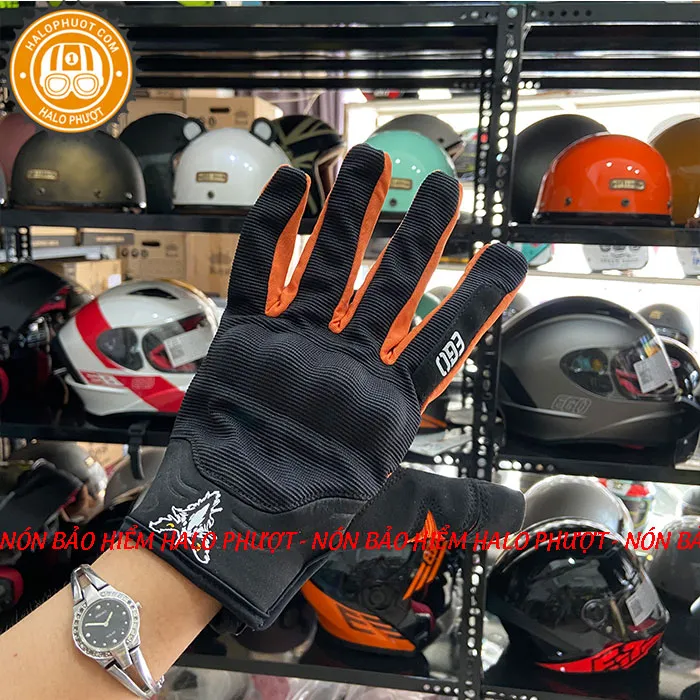 Găng tay EGO dài ngón - Cam