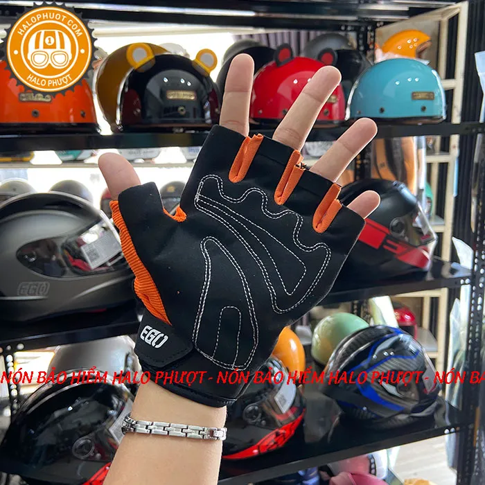 Găng tay EGO hở ngón - Cam