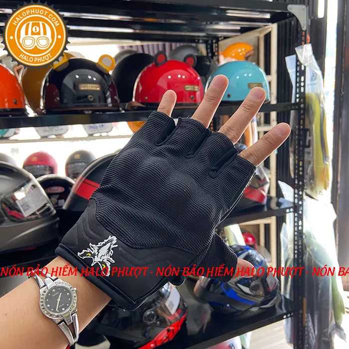 Găng tay EGO hở ngón - Đen