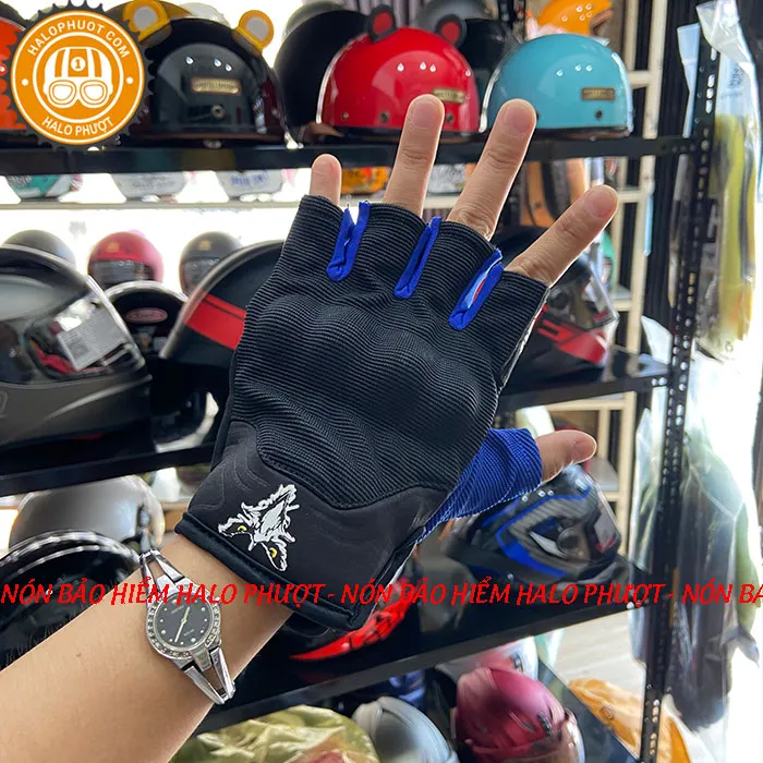 Găng tay EGO hở ngón - Xanh Dương