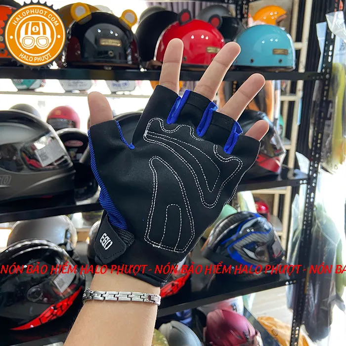 Găng tay EGO hở ngón - Xanh Dương