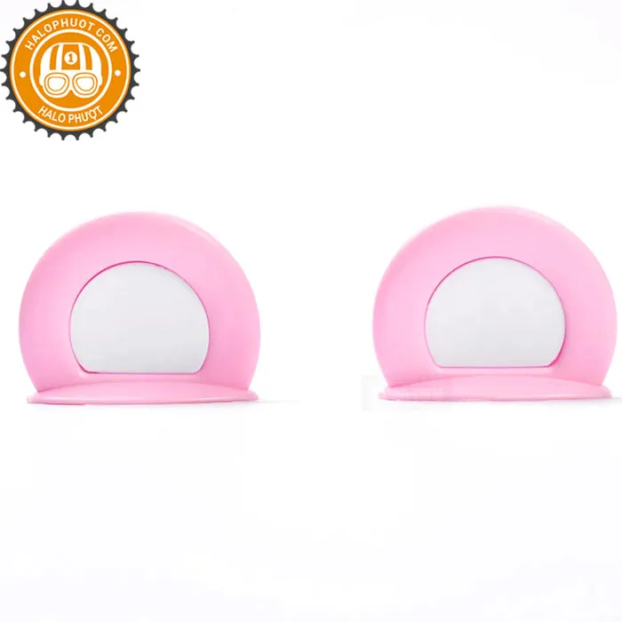  Tai Gấu Nón Bảo Hiểm - Hồng Trắng