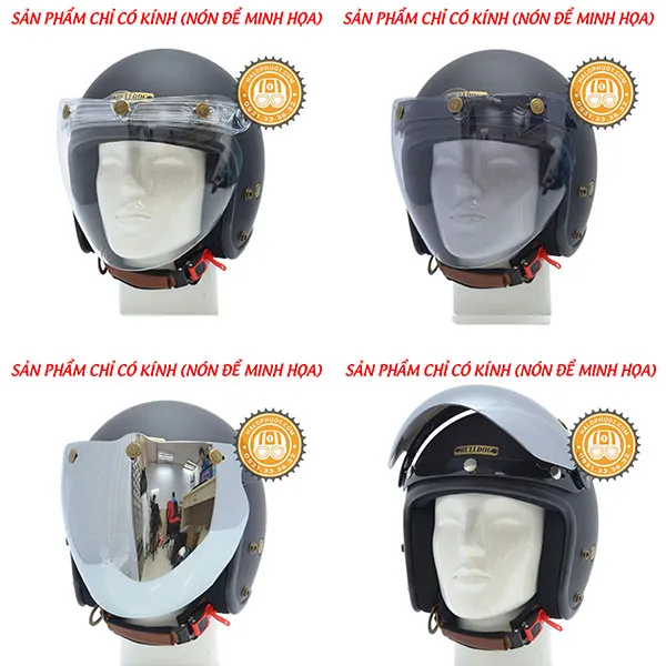 Kính Flat Eagle Bulldog chính hãng (Kính Thẳng - Nhiều Màu)