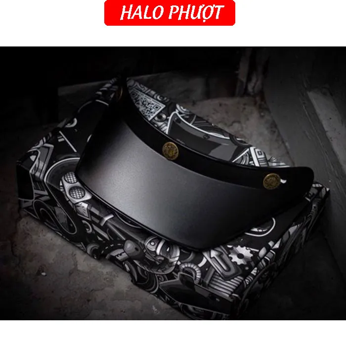 Lưỡi trai Bulldog (Mái che) gắn nón bảo hiểm