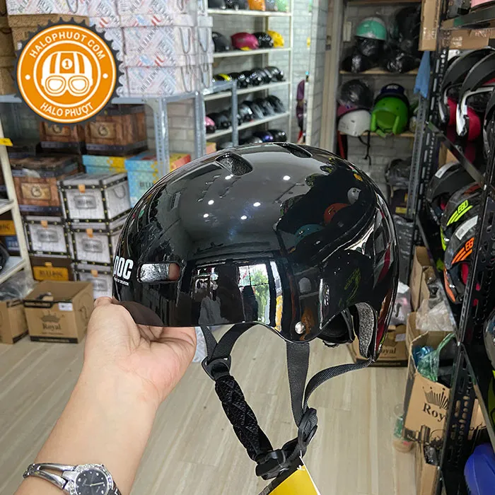 Nón POC PK01 (Nón Trẻ Em) - Đen Bóng