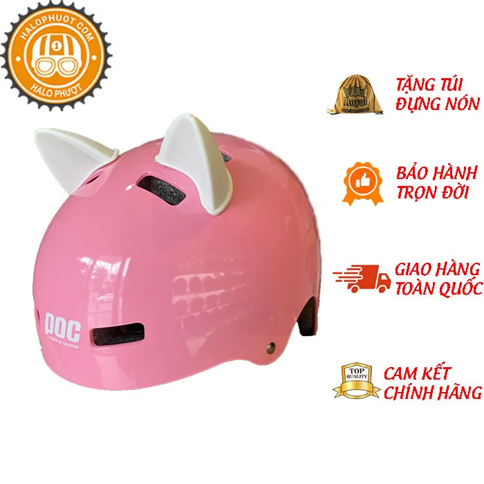 Nón POC PK01 (Nón Trẻ Em) - Hồng Pastel