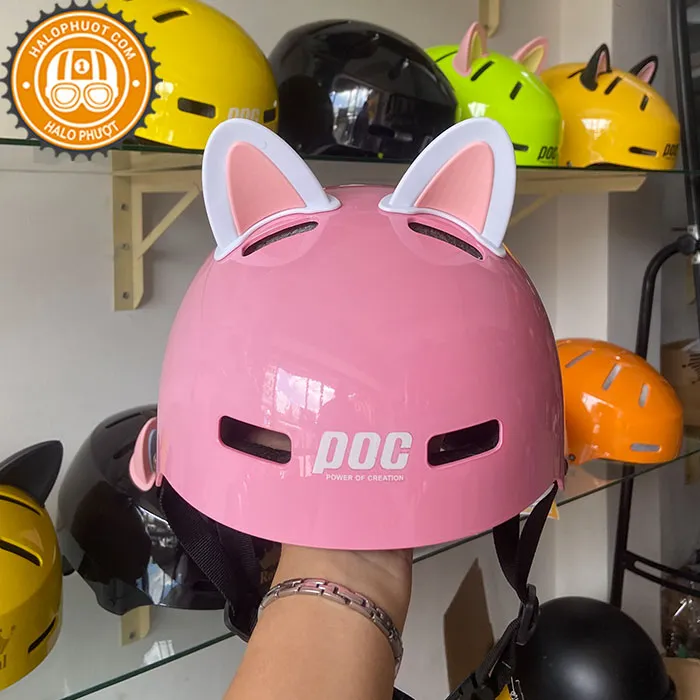 Nón POC PK01 (Nón Trẻ Em) - Hồng Pastel