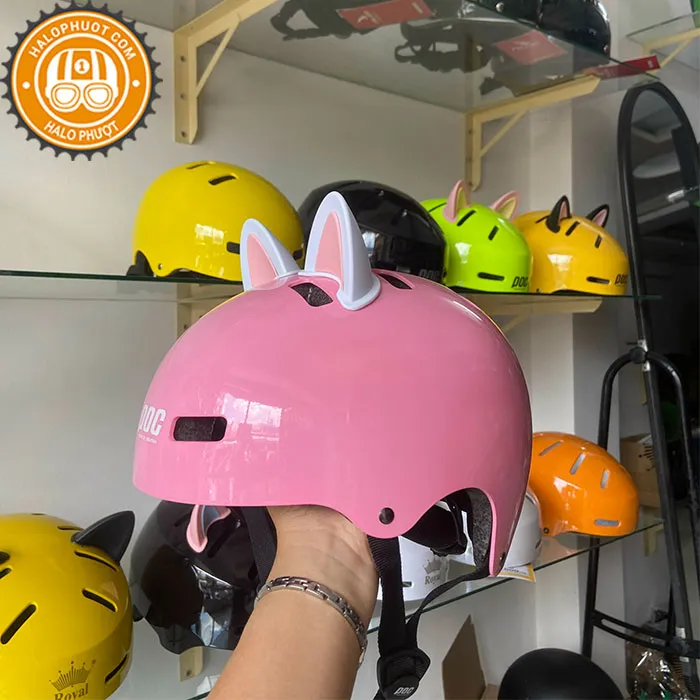 Nón POC PK01 (Nón Trẻ Em) - Hồng Pastel