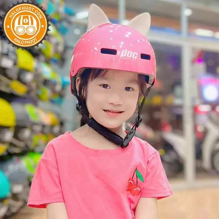 Nón POC PK01 (Nón Trẻ Em) - Hồng Pastel