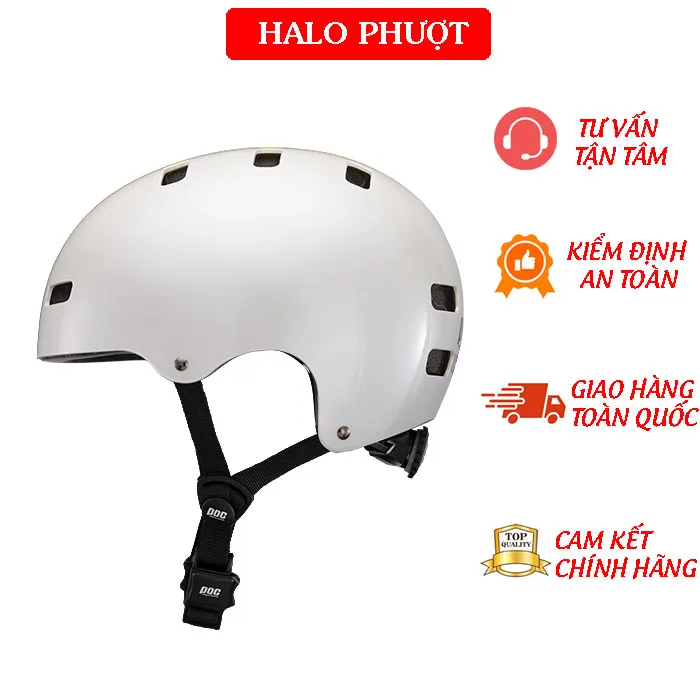 Nón POC PK01 (Nón Trẻ Em) - Trắng