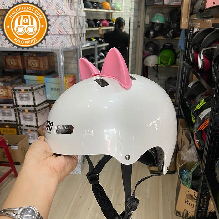 Nón POC PK01 (Nón Trẻ Em) - Trắng