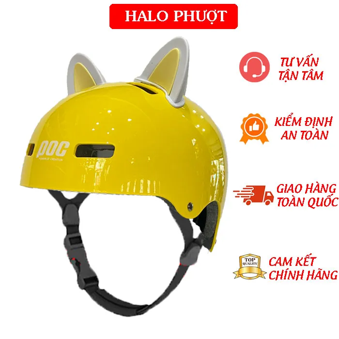 Nón POC PK01 (Nón Trẻ Em) - Vàng