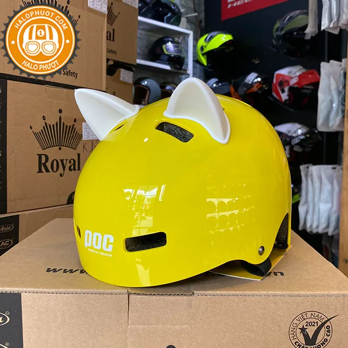 Nón POC PK01 (Nón Trẻ Em) - Vàng