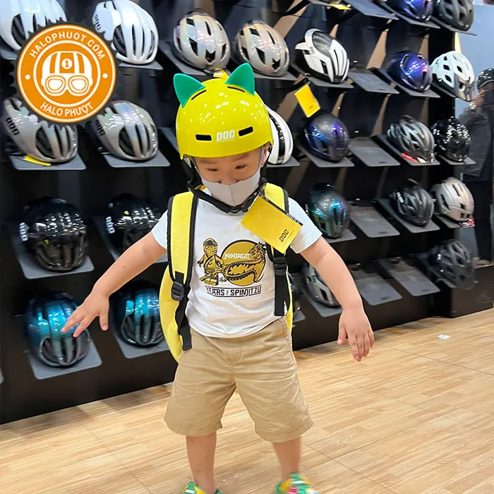 Nón POC PK01 (Nón Trẻ Em) - Vàng