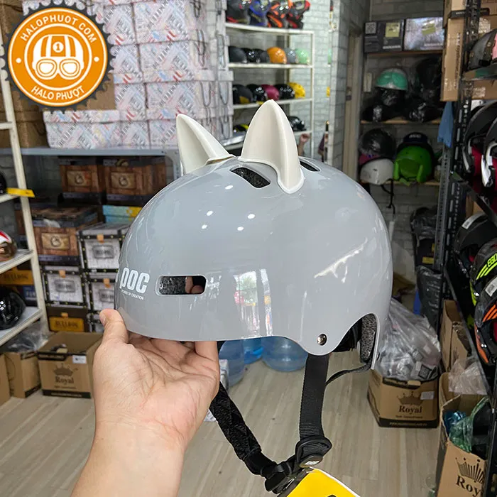 Nón POC PK01 (Nón Trẻ Em) - Xám