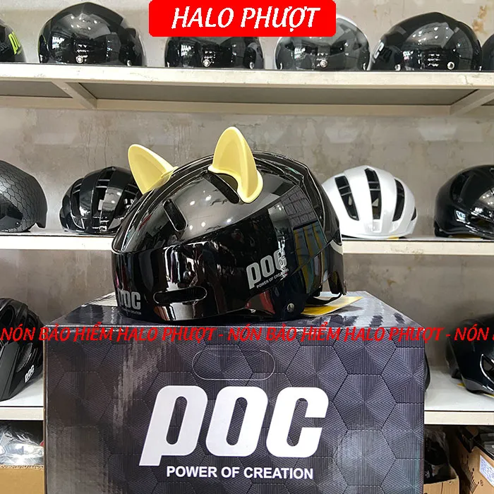 Nón POC P05 Đen Bóng