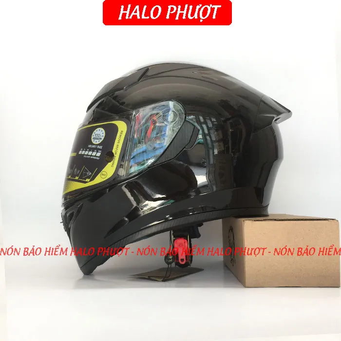 Mũ Fullface ROYAL M138B Đen Bóng