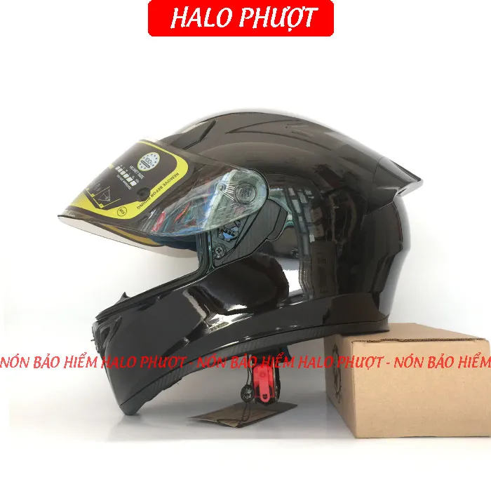 Mũ Fullface ROYAL M138B Đen Bóng