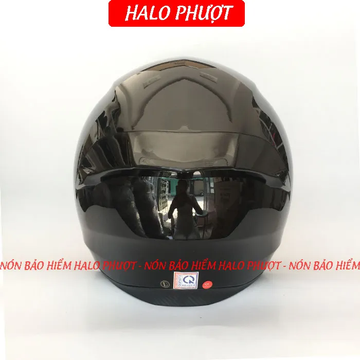 Mũ Fullface ROYAL M138B Đen Bóng