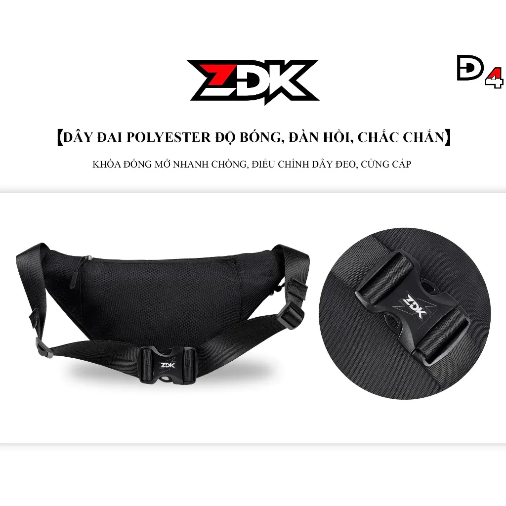 Túi Bao Tử ZDK D4 nhiều ngăn