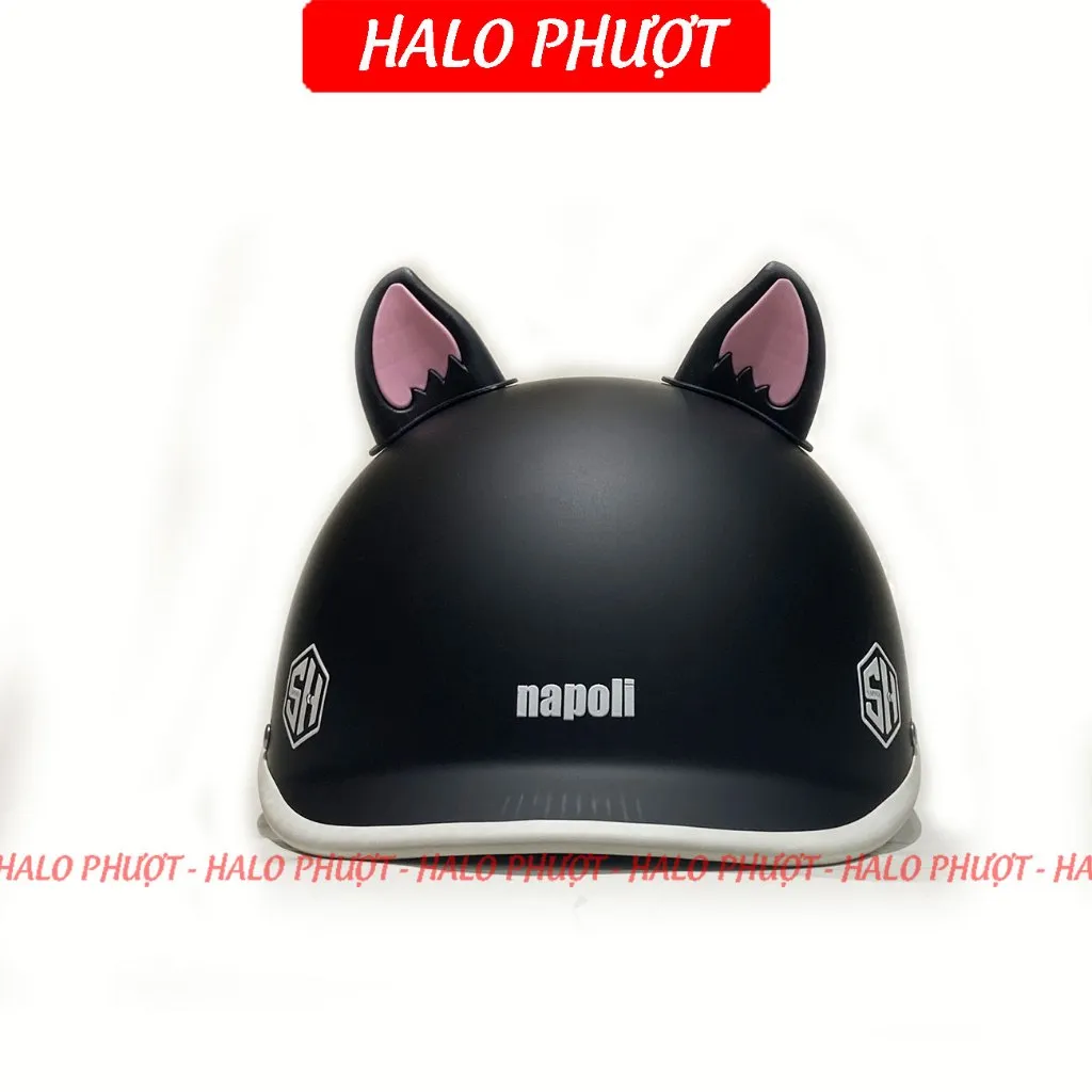 Mũ bảo hiểm Napoli N08 chính hãng, Nón nửa đầu