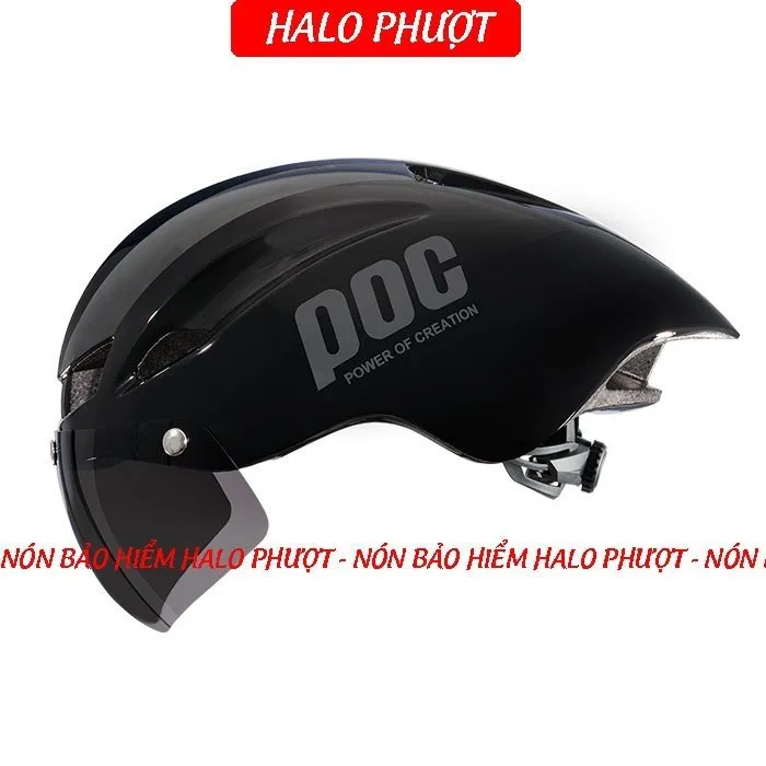 Nón POC P01 Đen Xám Nhám