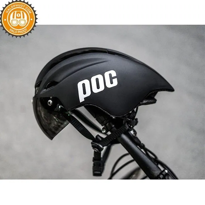Nón POC P01 Đen Xám Nhám
