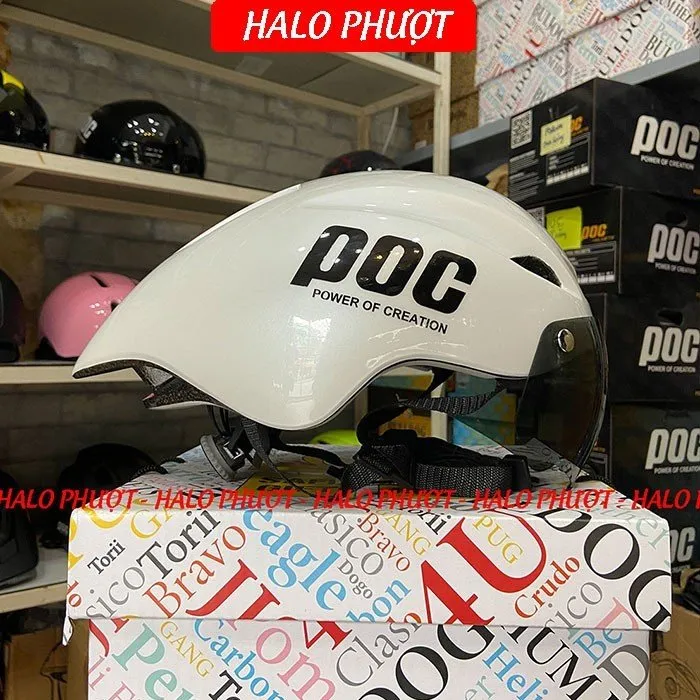 Nón POC P01 Trắng Bóng