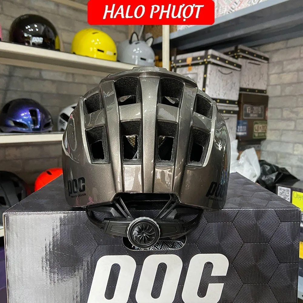 Nón POC P07 Gun Bóng (Xám Kim Tuyến)