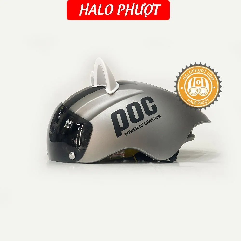 Nón POC P01 Xám Titanium Nhám