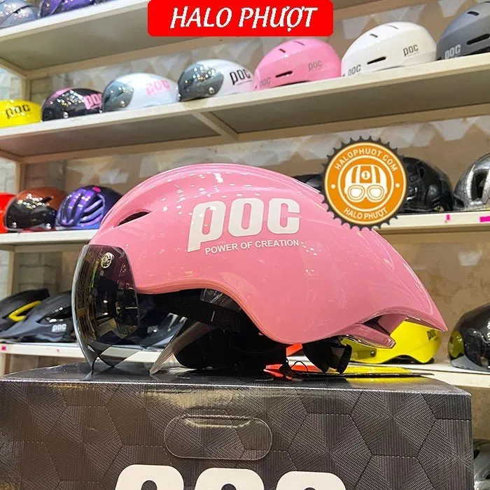 Nón POC P01 Hồng Bóng