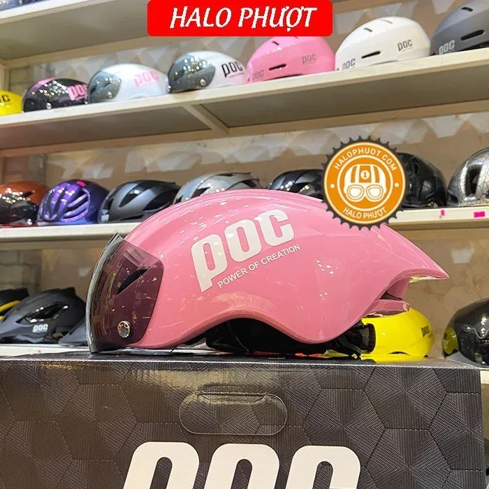 Nón POC P01 Hồng Bóng