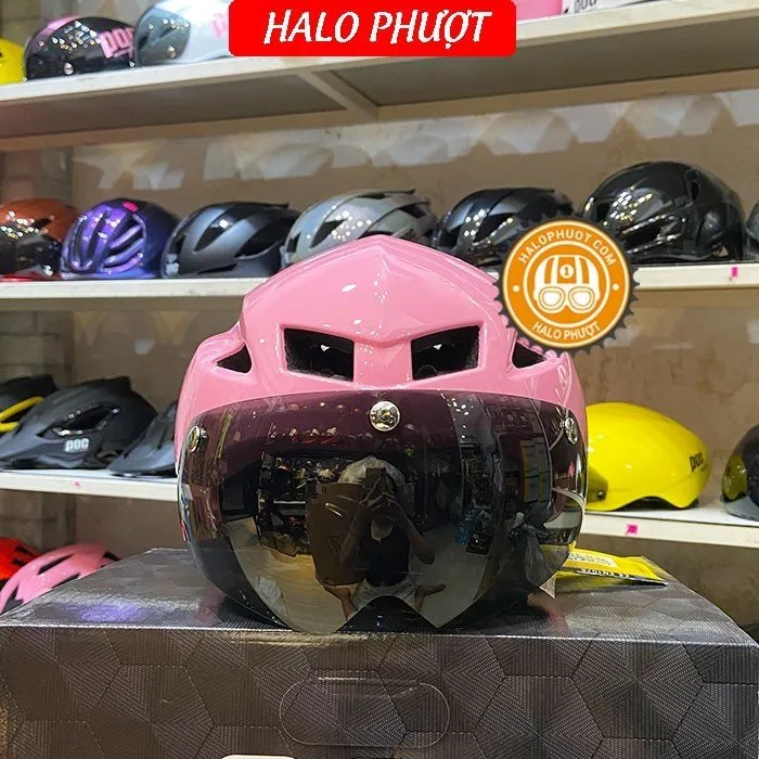 Nón POC P01 Hồng Bóng