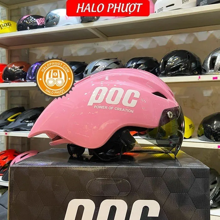 Nón POC P01 Hồng Bóng