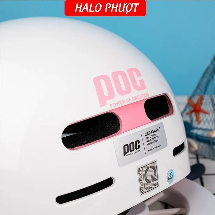 Nón POC P20 Trắng Hồng