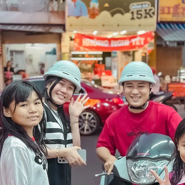 Nón POC PK02 Trắng (Tặng tai mèo)