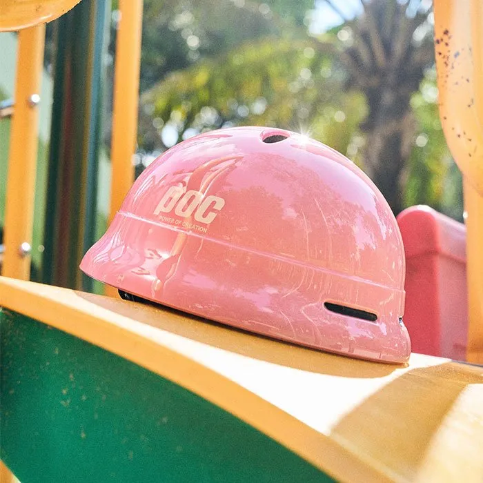 Nón POC PK02 Hồng Bóng (Tặng tai mèo)