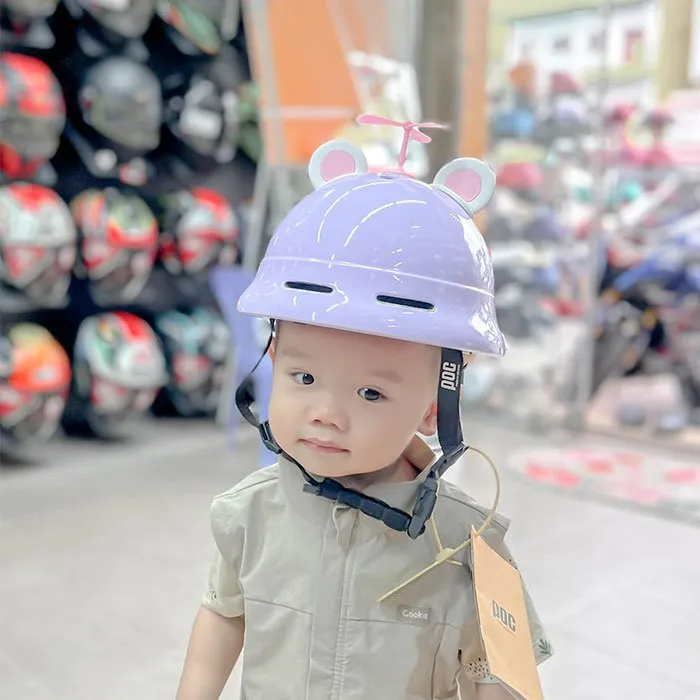 Nón POC PK02 Lavender (Tặng tai mèo)