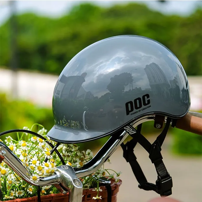 (Tặng Tai) Nón POC P19 Xi Măng Bóng