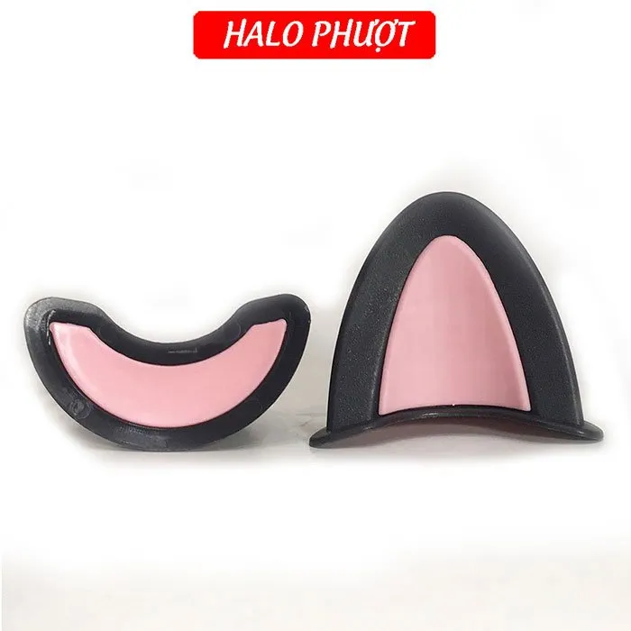 Sỉ - Tai Mèo 2 có đế Màu Gắn Nón Bảo Hiểm